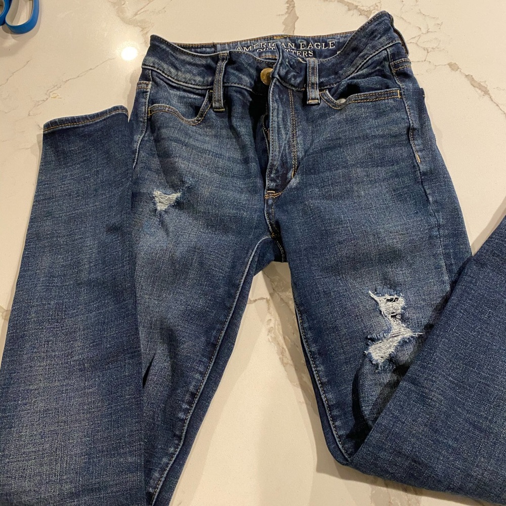 dark wash skinny jeans
